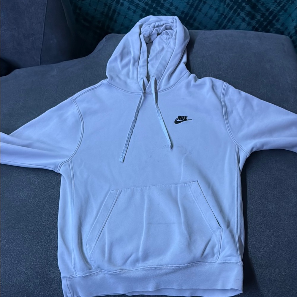 Nike Men's White Hoodie